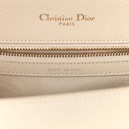 Christian Dior Grained Calfskin Cannage Small Diorama Flap Bag Off White 7 of 9