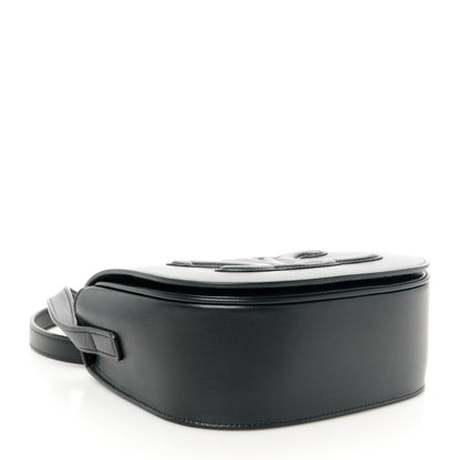 Celine Smooth Calfskin Cuir Triomphe Folco Crossbody Bag Black 4 of 12