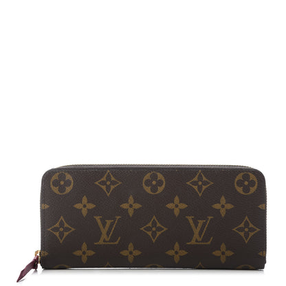 Louis Vuitton Monogram Clemence Wallet Fuchsia 1 of 10