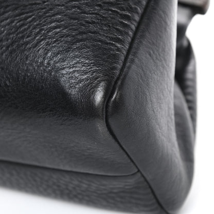 Gucci Buffalo Wood Handle Doctor Bag Black 12 of 16