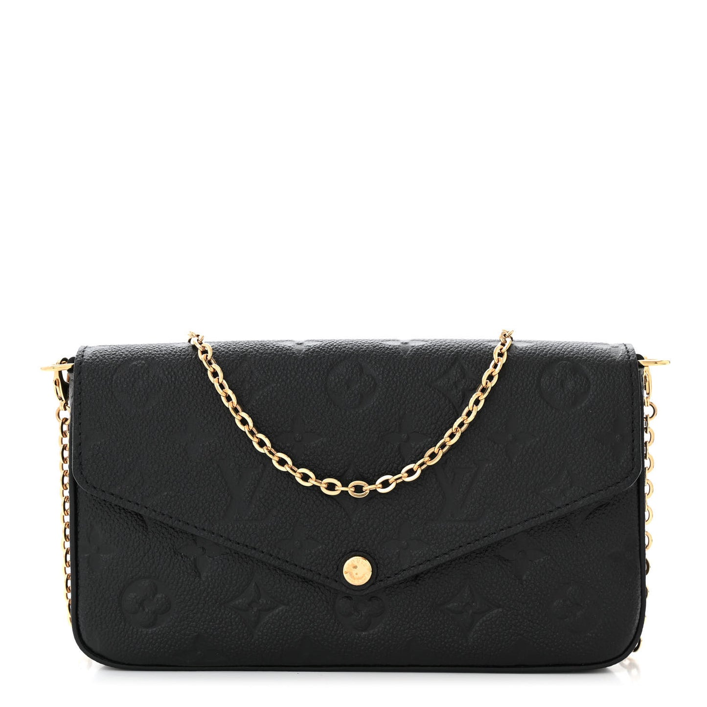 Empreinte Pochette Felicie Chain Wallet Black