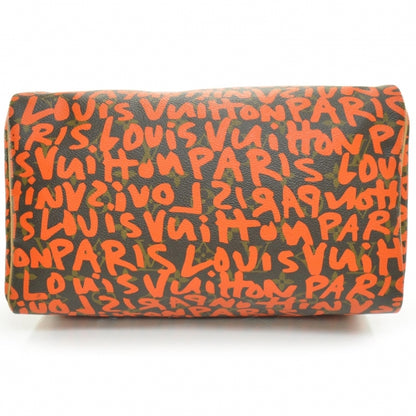 Louis Vuitton Monogram Graffiti Speedy 30 Orange 5 of 9