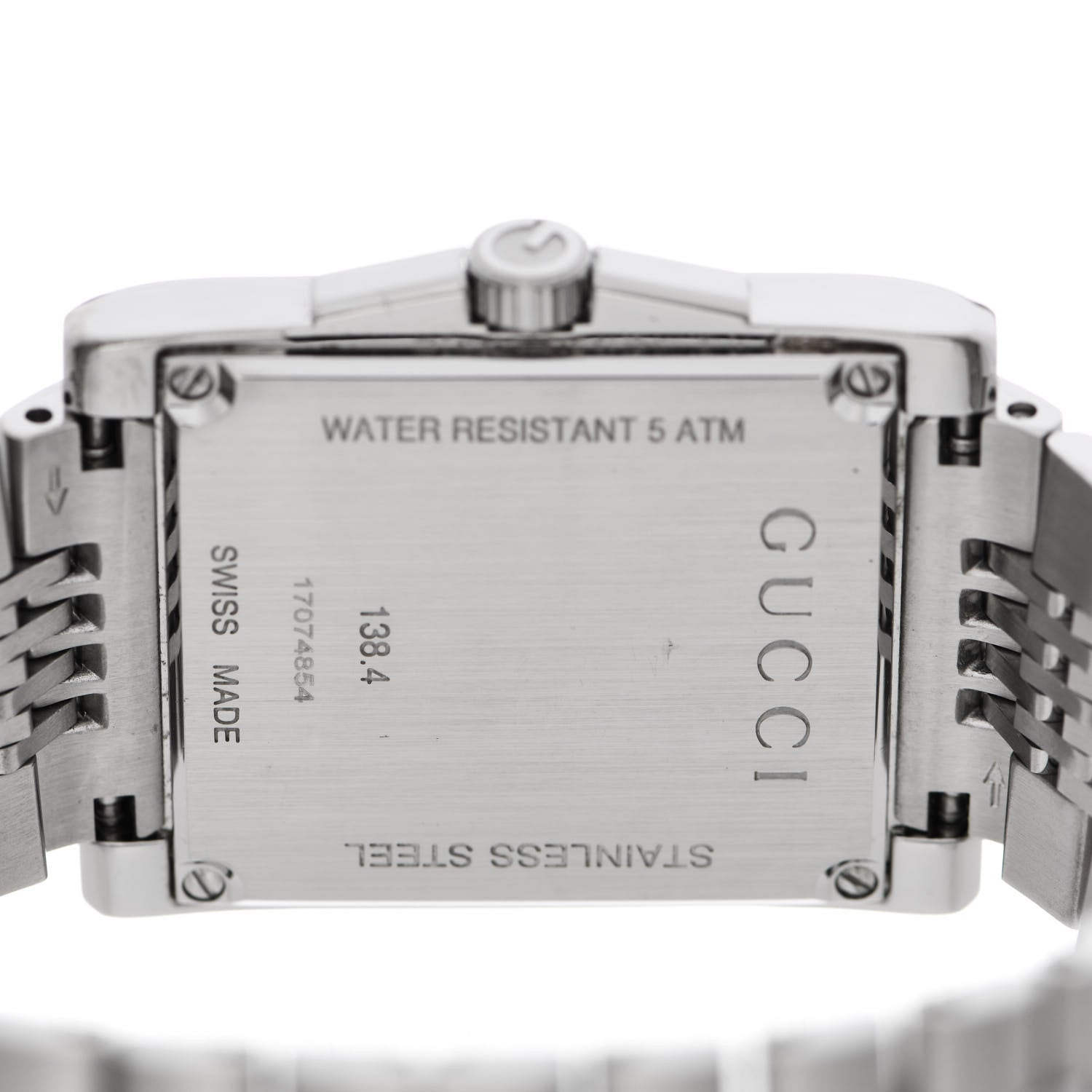Gucci Stainless Steel 32mm G-Timeless Rectangle Quartz Watch 4 of 4