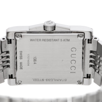 Gucci Stainless Steel 32mm G-Timeless Rectangle Quartz Watch 4 of 4