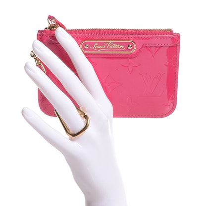 Louis Vuitton Vernis Key Pouch Rose Pop 2 of 7