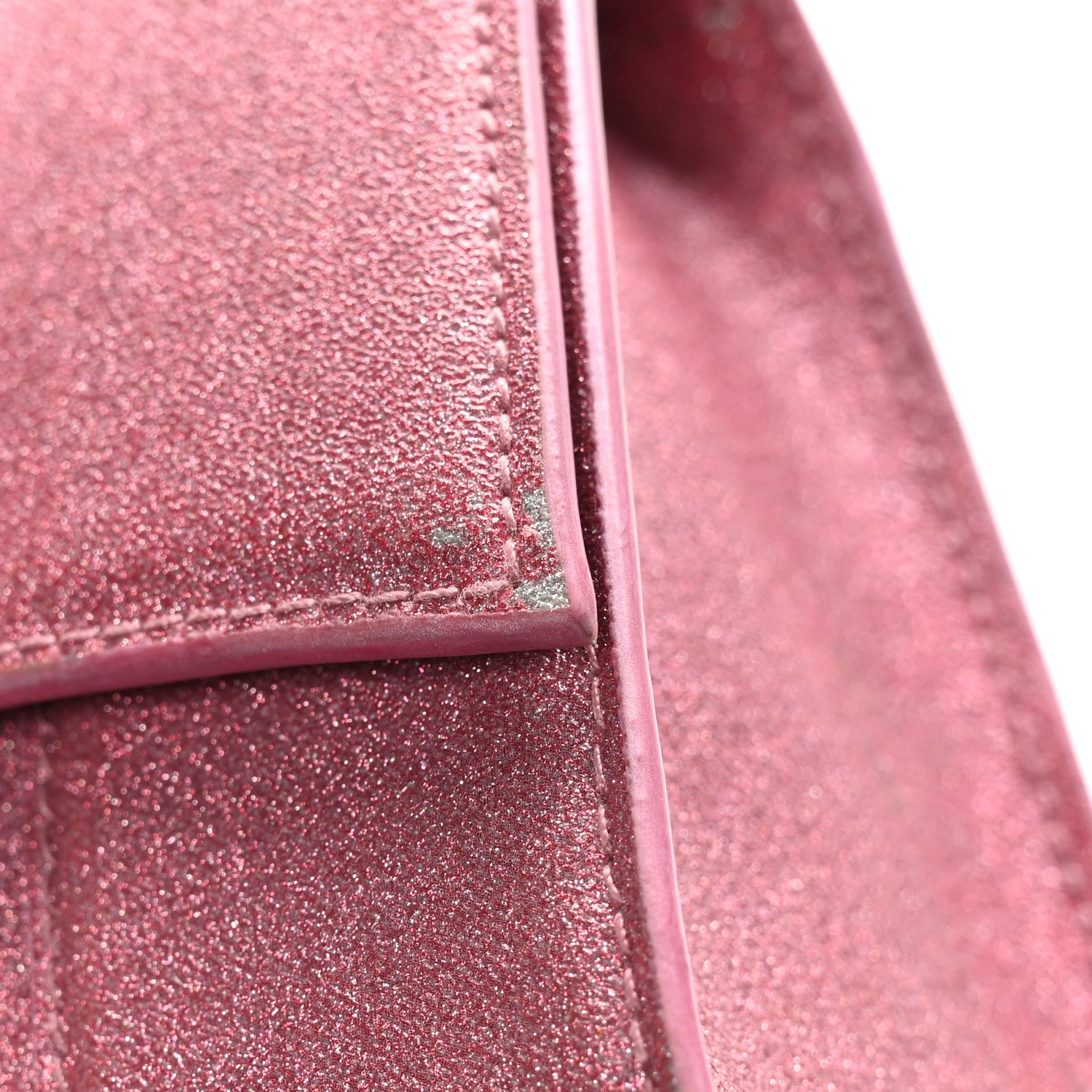 Balenciaga Glitter Fabric Hourglass Top Handle Bag XS Sweet Pink 14 of 15