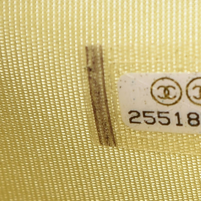 Chanel Caviar Timeless CC Large Gusset Flap Wallet Yellow 8 of 8