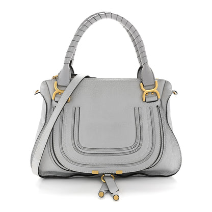 Chloe Calfskin Medium Marcie Satchel Light Cloud 1 of 14