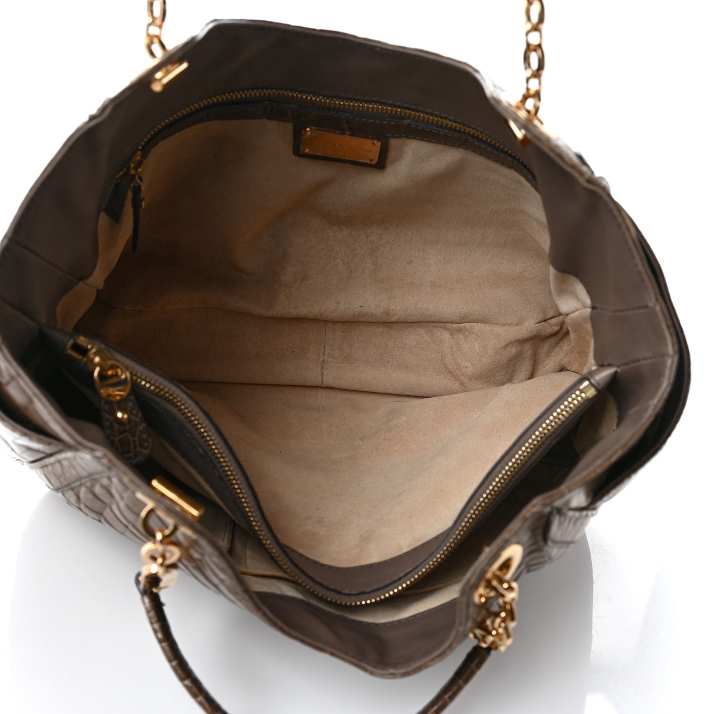 Crocodile Betulla Tote Brown