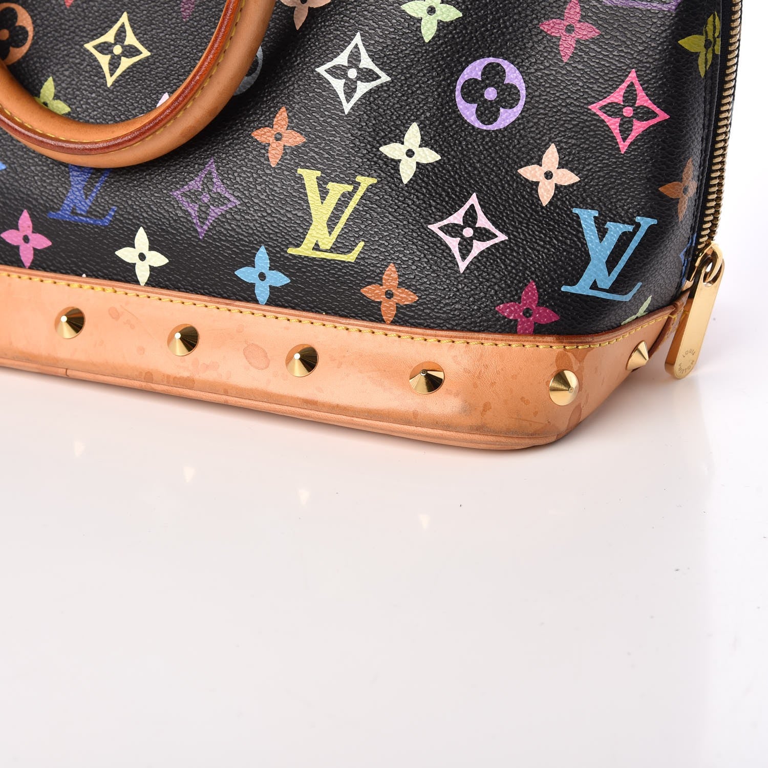 Louis Vuitton Monogram Multicolor Alma Black 12 of 13