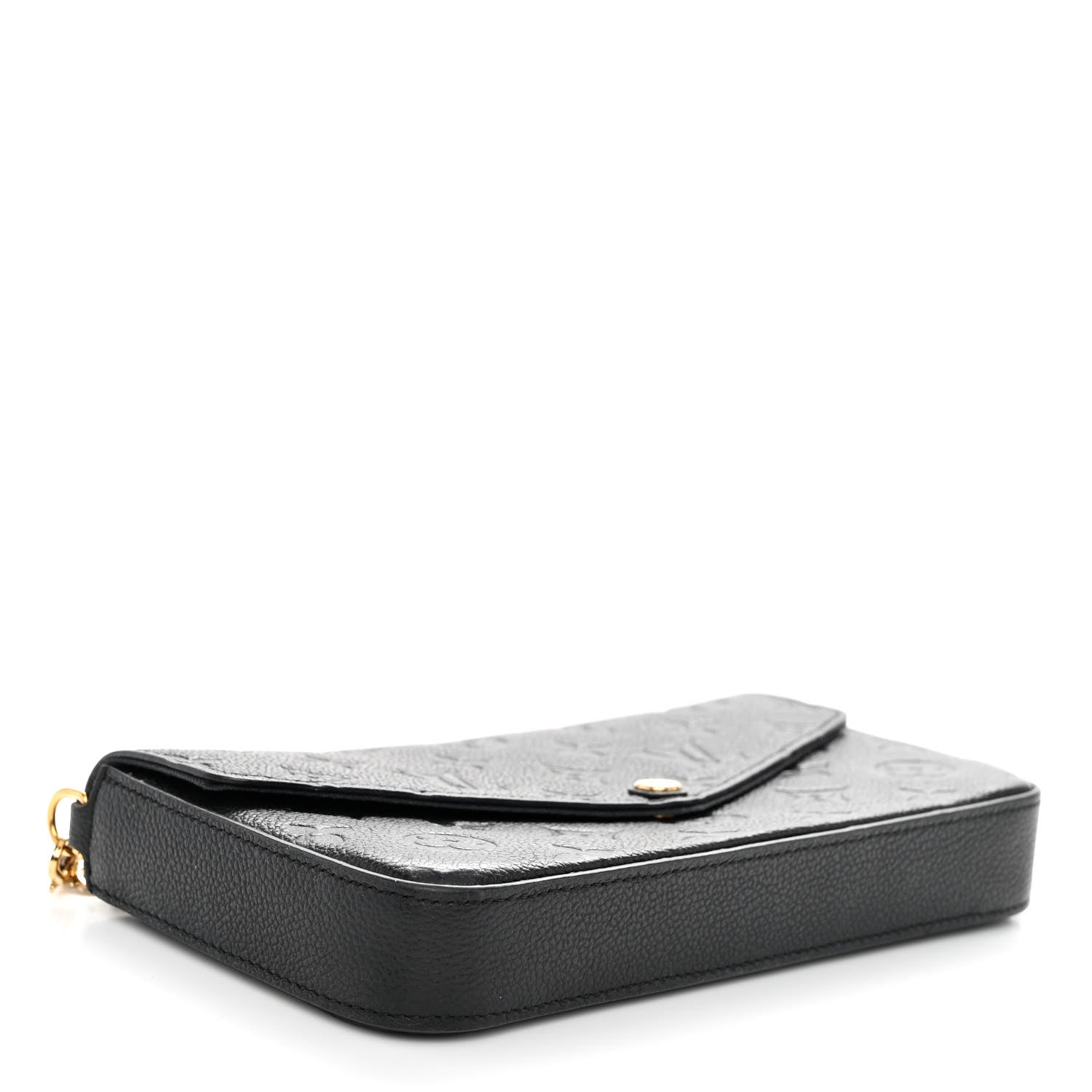 Louis Vuitton Empreinte Pochette Felicie Chain Wallet Black 5 of 9