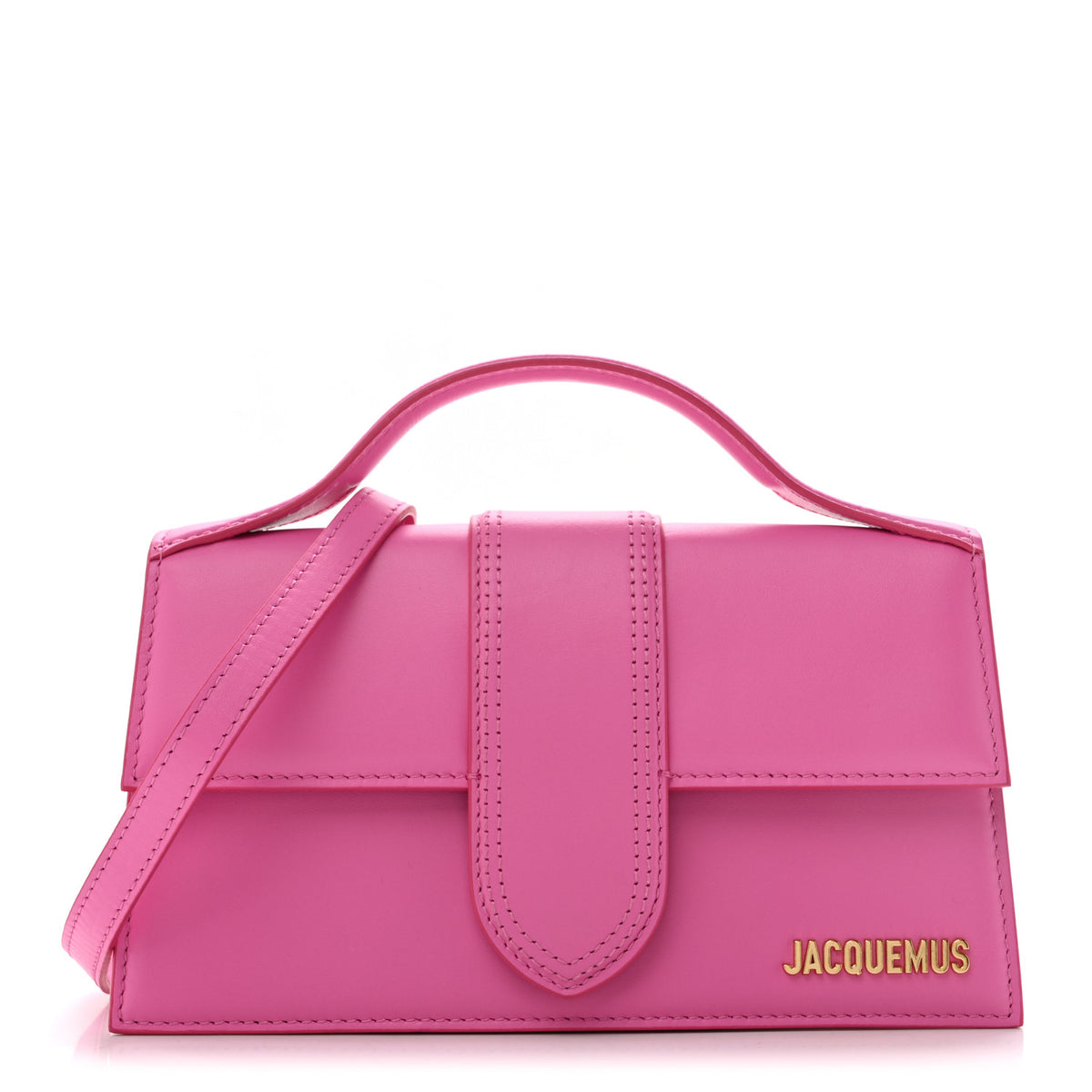 Smooth Calfskin Le Grand Bambino Neon Pink