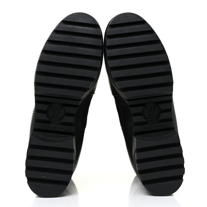 Louis Vuitton Suede Monogram Laureate Platform Desert Boots 37 Kaki Black 6 of 10
