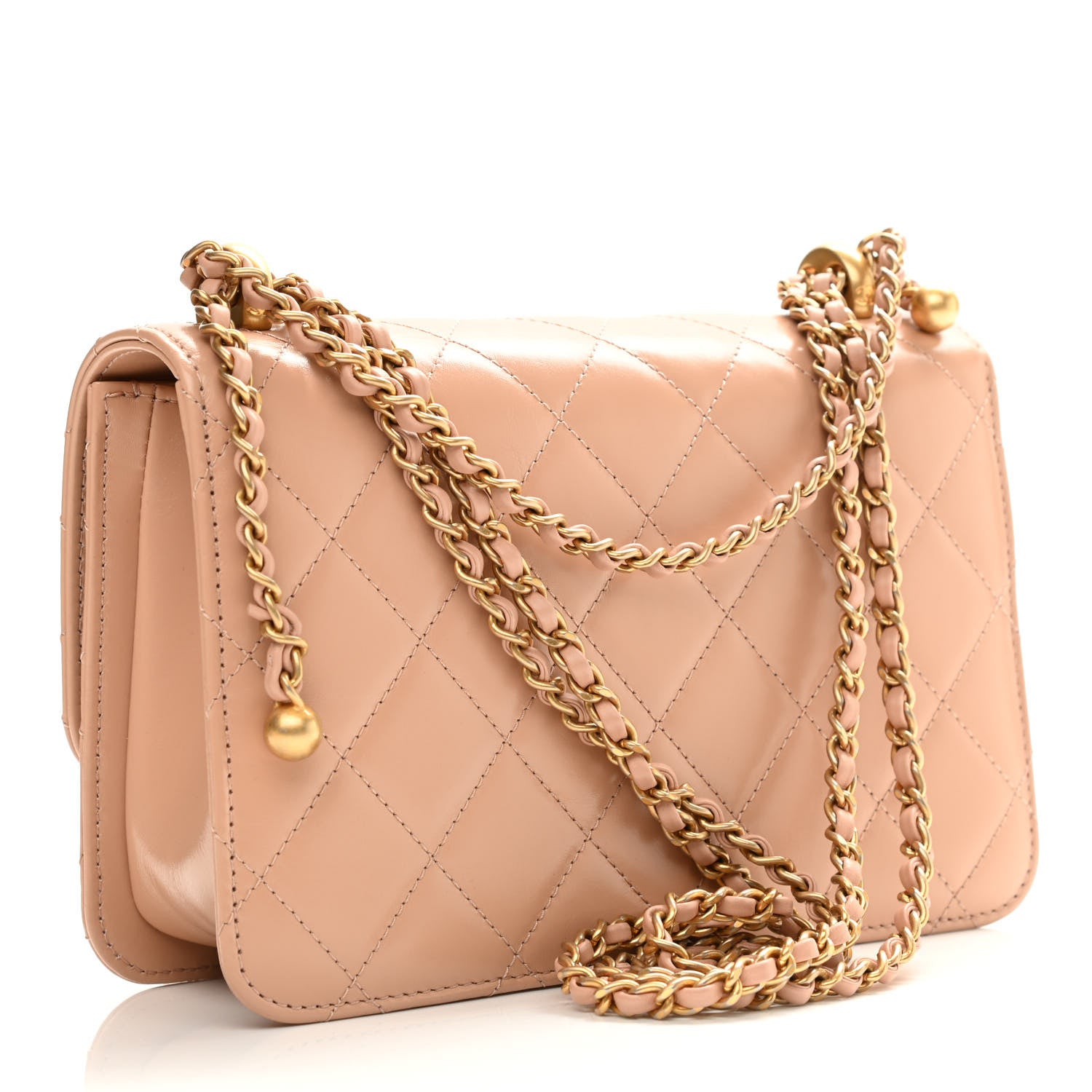 Chanel Calfskin Quilted Perfect Fit Flap Beige 3 of 11