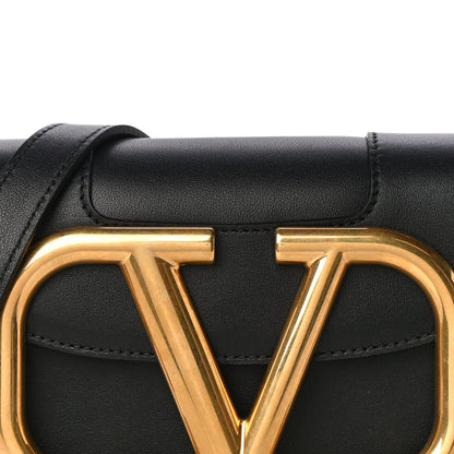 Valentino Garavani Calfskin Small Supervee Crossbody Bag Black 7 of 9