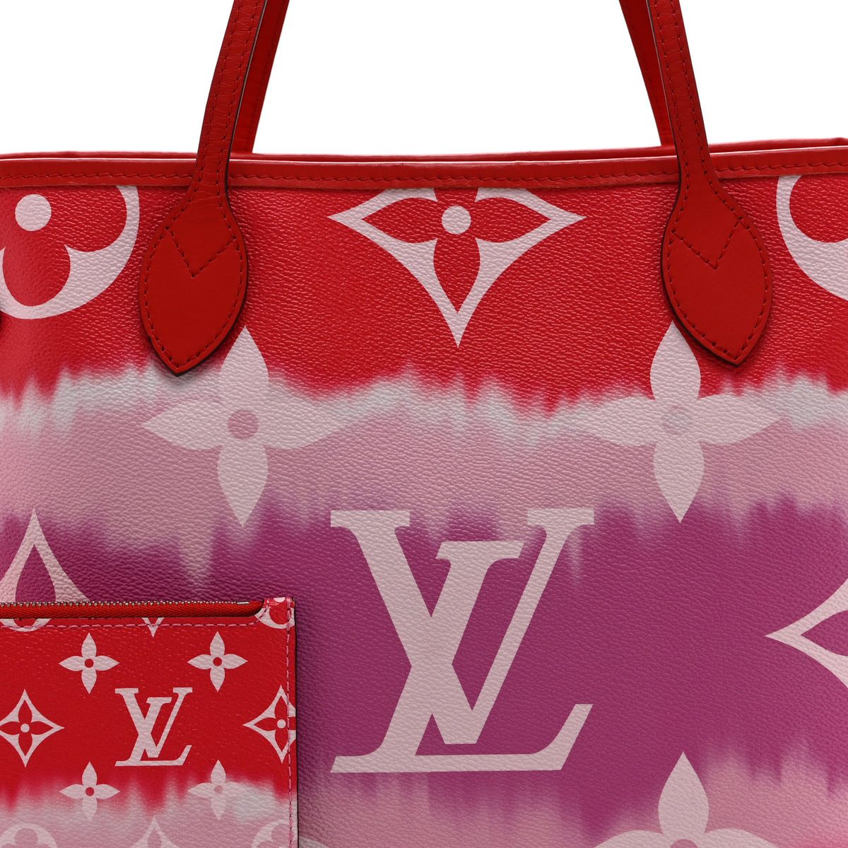 Monogram Escale Neverfull MM Rouge