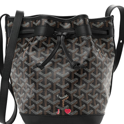 Goyard Goyardine Petit Flot Bucket Bag PM Black 7 of 9