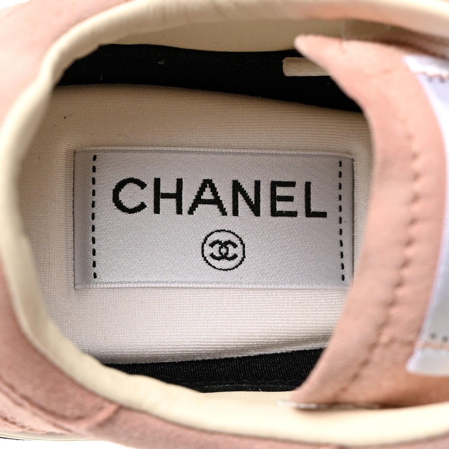 Chanel Suede Womens CC Sneakers 38 Pink 6 of 11