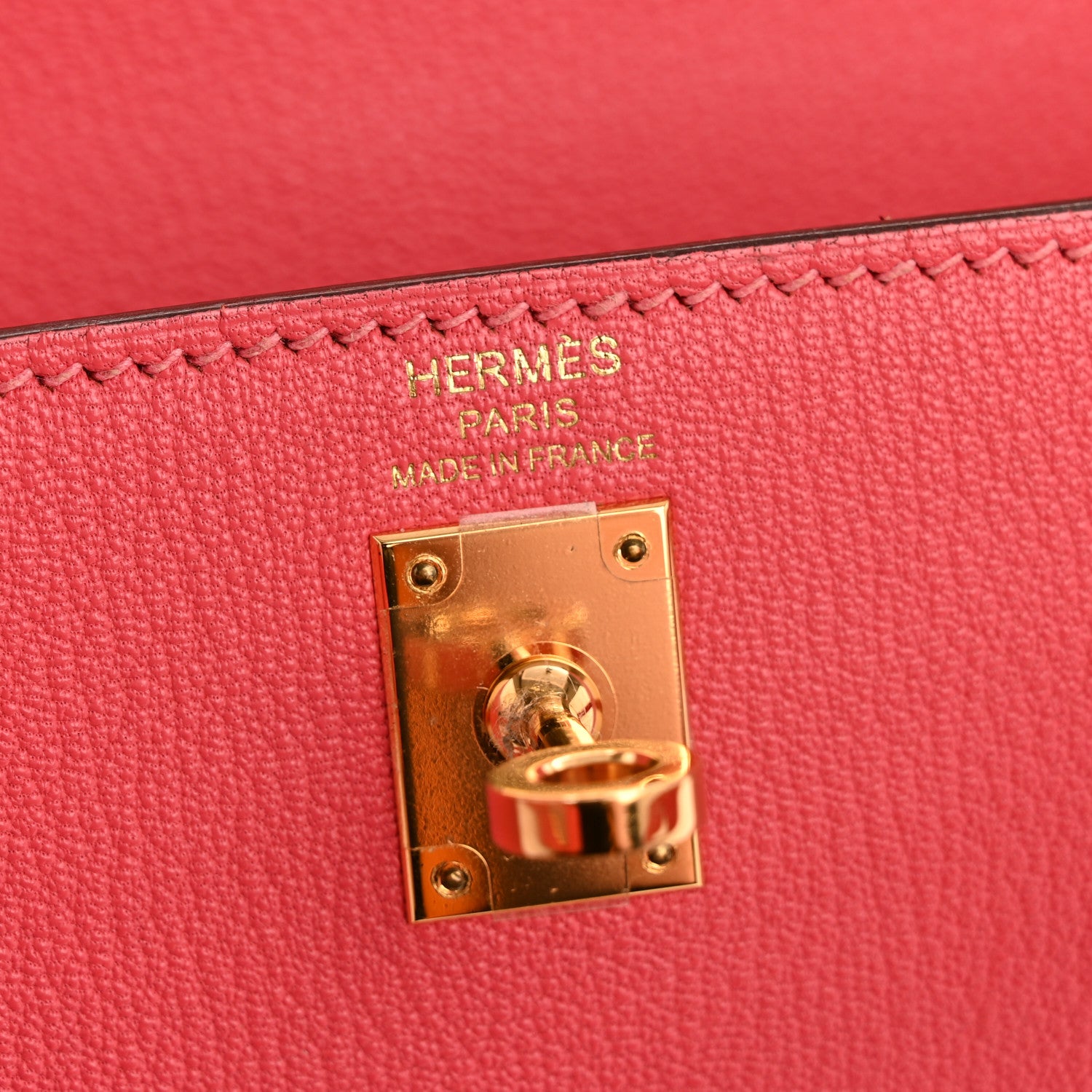 Hermes Chevre Chandra Kelly Sellier 25 Rose Azalee 1812082