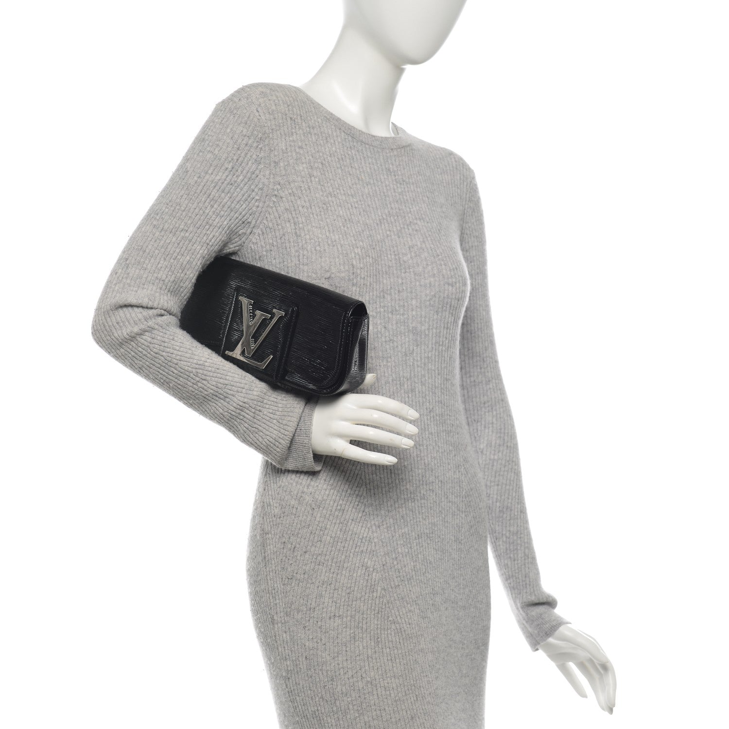 Louis Vuitton Epi Electric Sobe Clutch Black 2 of 9