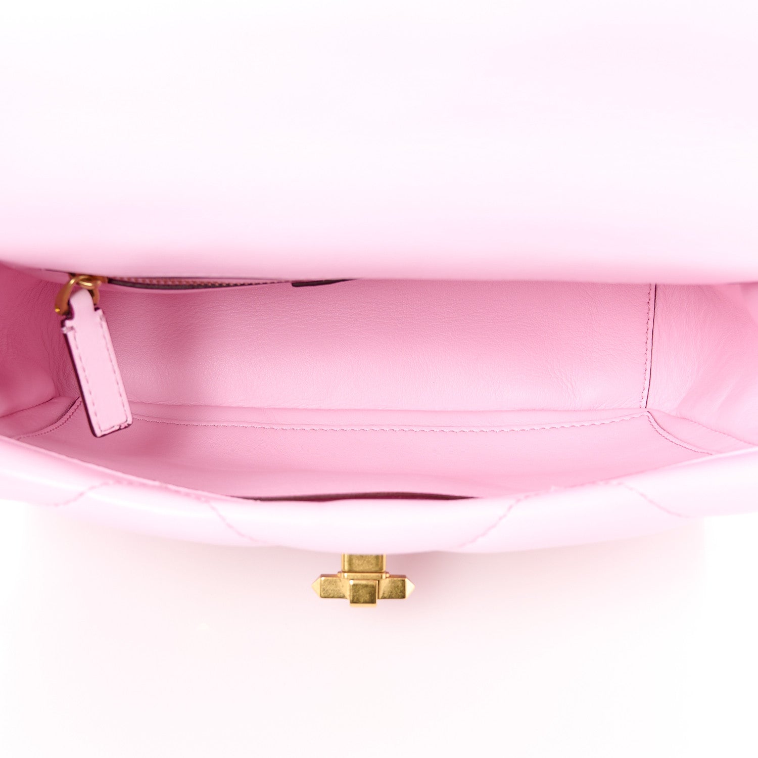Valentino Garavani Nappa Medium Roman Stud Shoulder Bag Pink Borealis 5 of 12
