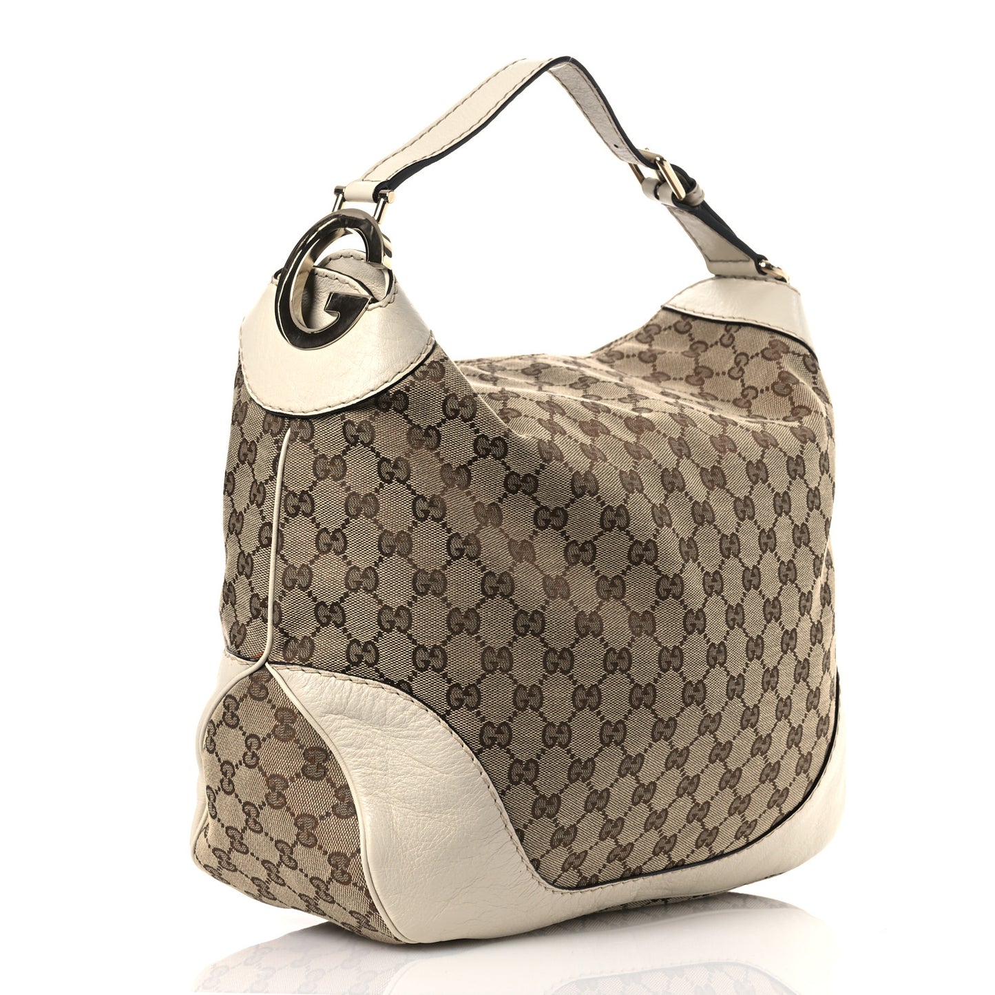 Monogram Medium Charlotte Hobo Off White