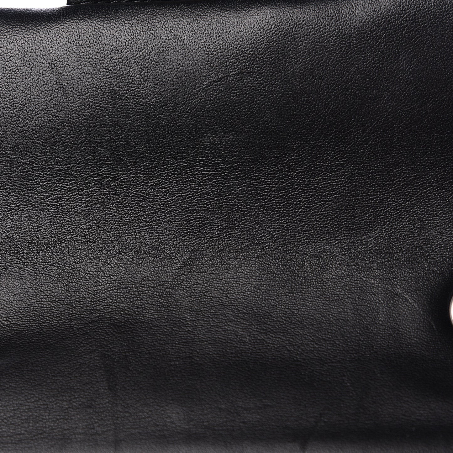 Lambskin Quilted Mini Rectangular Flap Black