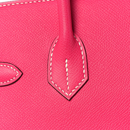 Hermes Epsom Birkin 30 Rose Tyrien 14 of 37