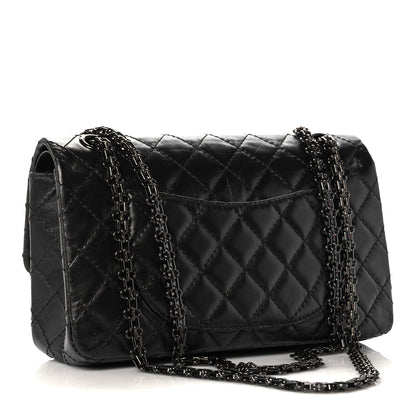 Chanel Aged Calfskin Quilted 2.55 Reissue 225 Flap So Black 3 of 11
