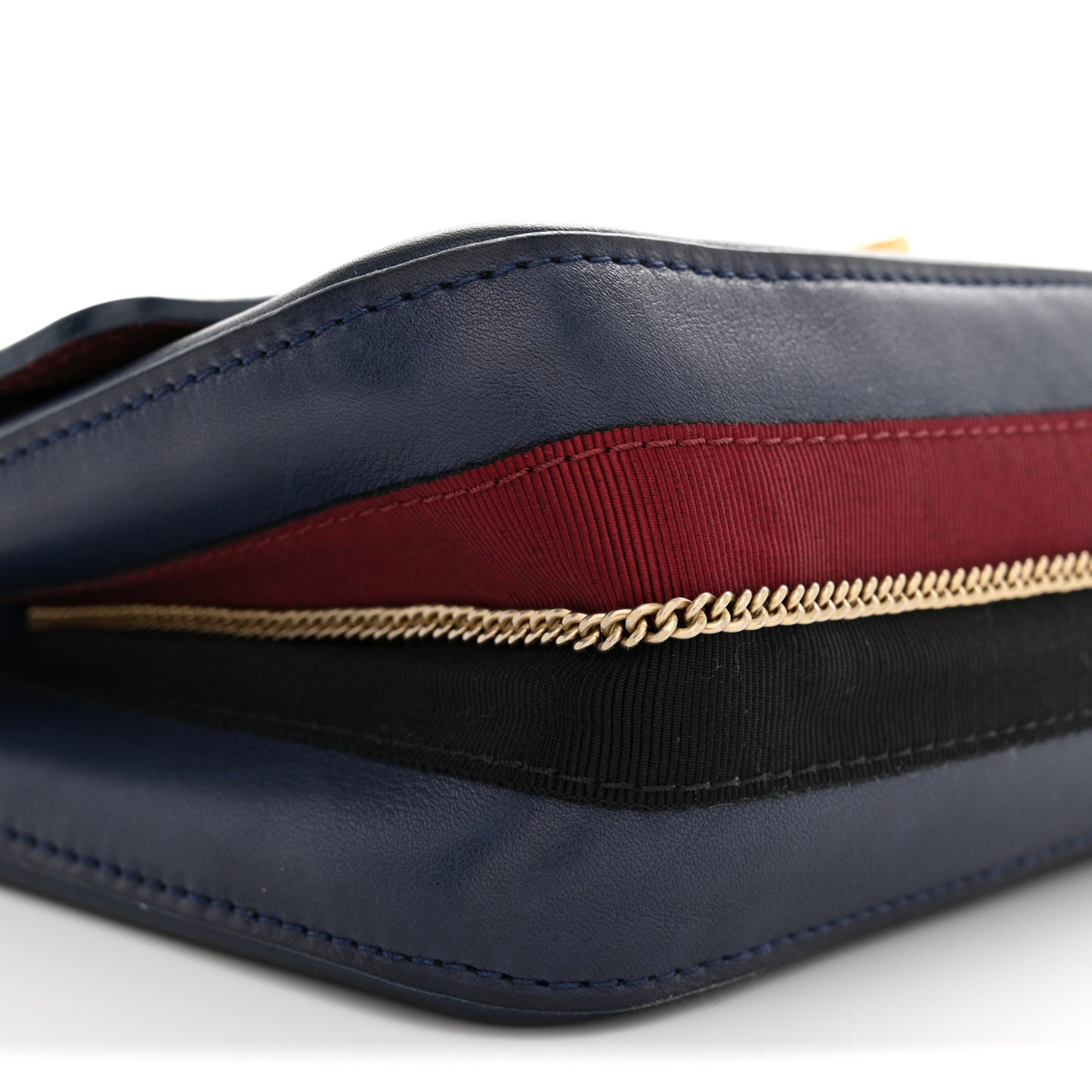 Calfskin Nude 2.55 Medals Reissue 225 Flap Navy