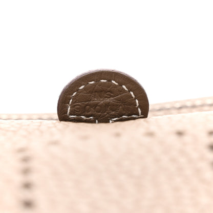 Hermes Taurillon Clemence Evelyne TPM Etoupe 7 of 12