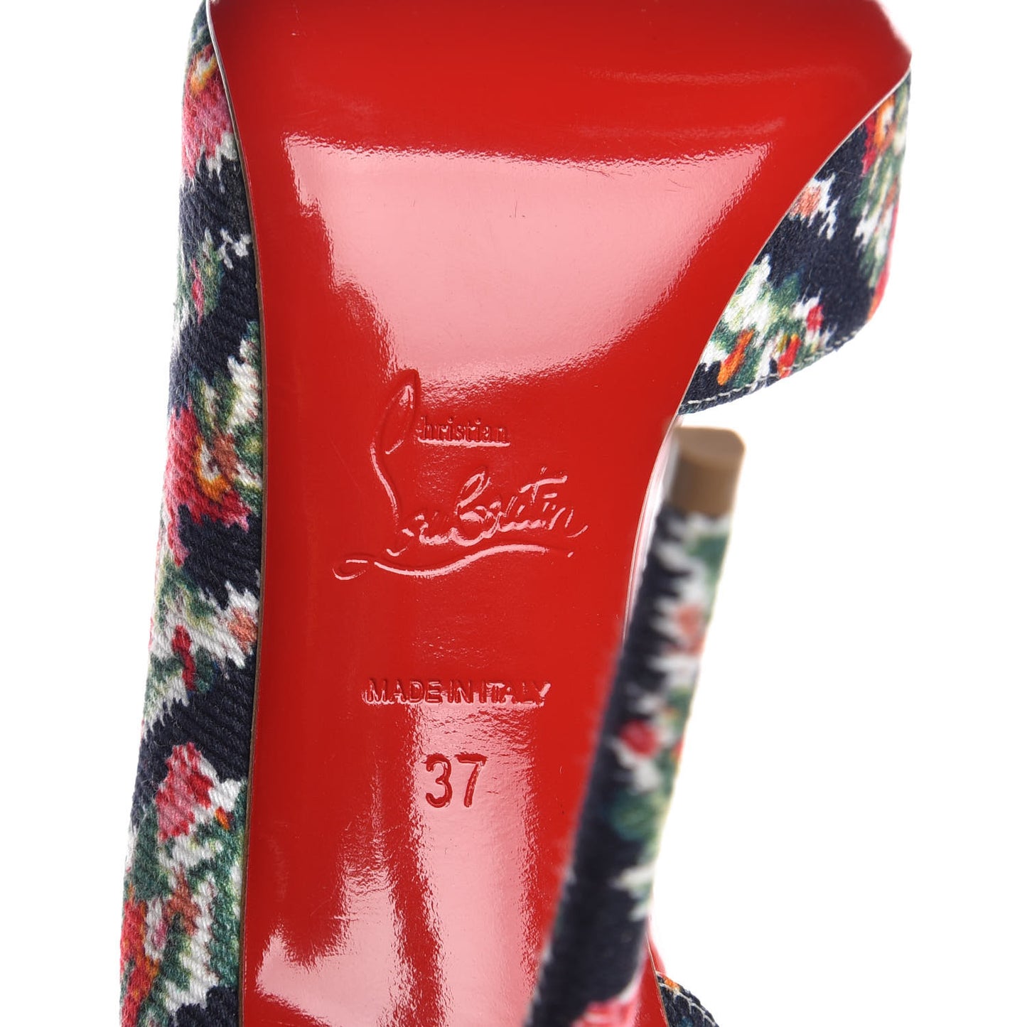 Denim Floral Iriza 100 Pumps 37 Multi Bisou