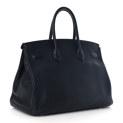 Hermes Togo BIRKIN 35 Bleu Indigo 3 of 15
