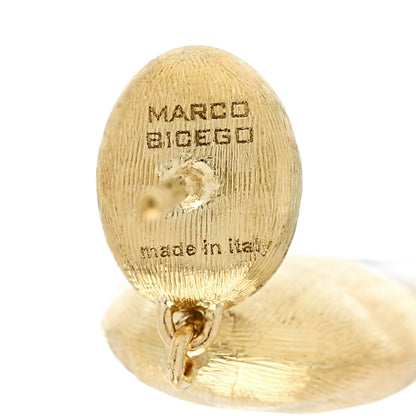 Marco Bicego 18K Yellow Gold Diamond Medium Siviglia Drop Earrings 4 of 4