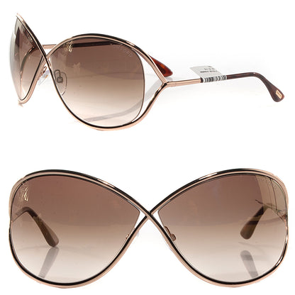 Tom Ford Miranda Crossover Sunglasses Shiny Bronze 1 of 6