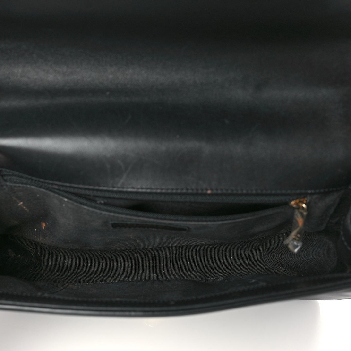 Lambskin Quilted New Medium Boy Flap Black