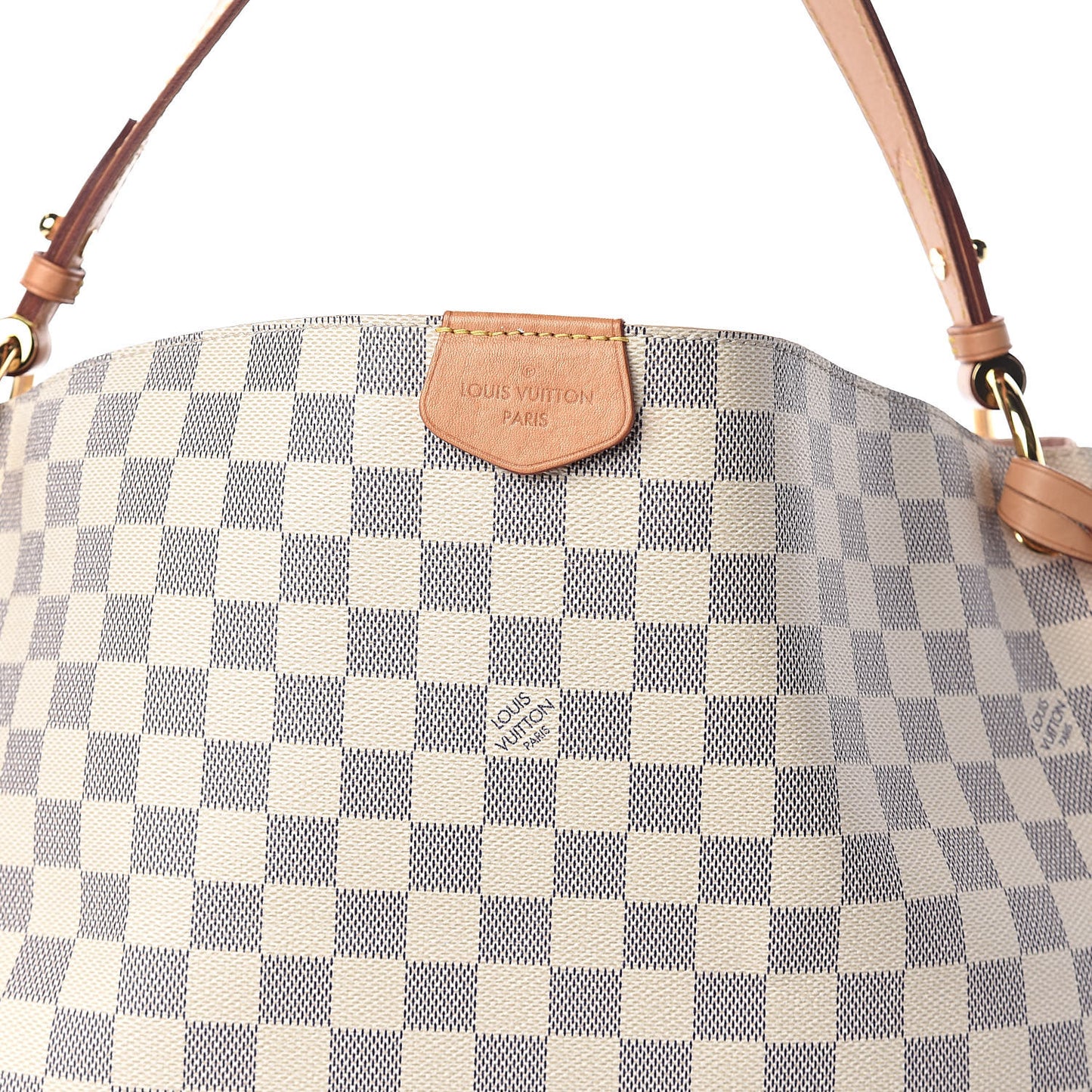 Damier Azur Graceful MM Rose Ballerine