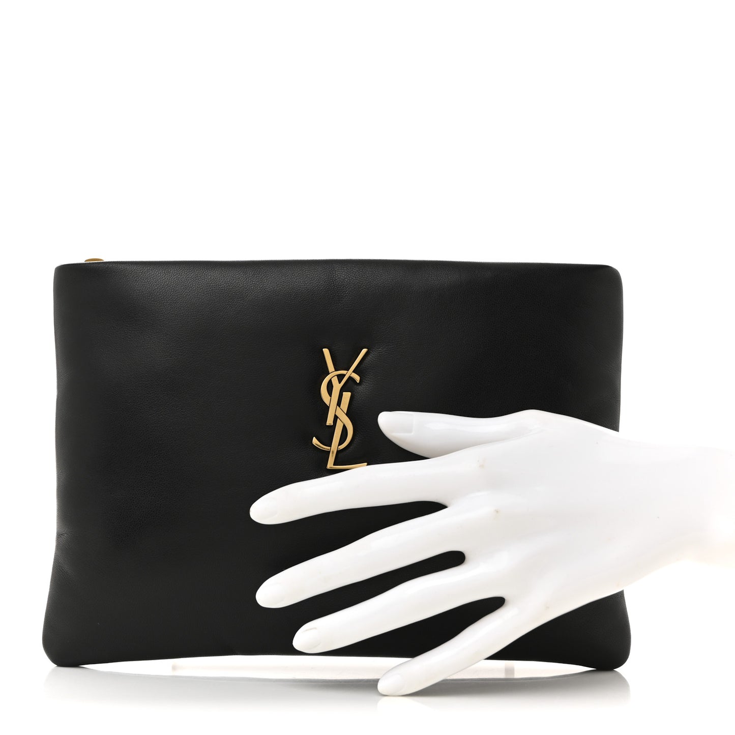 Lambskin Small Calypso Pouch Black
