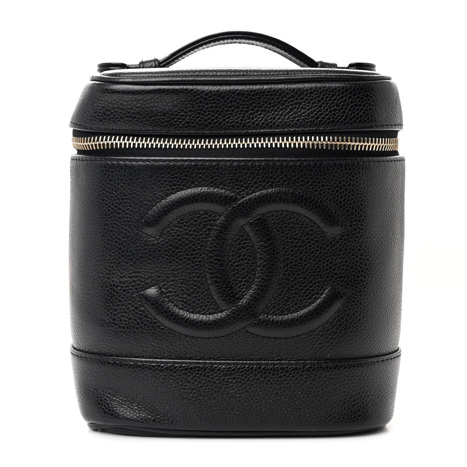 Chanel Caviar Vanity Cosmetic Case Black 1 of 11