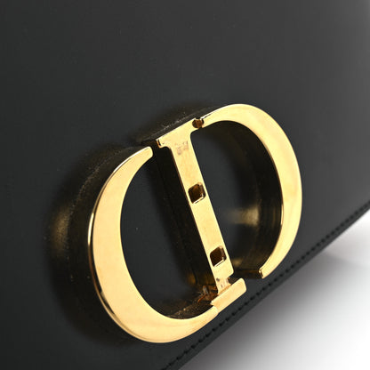 Christian Dior Box Calfskin 30 Montaigne Flap Bag Black 12 of 13