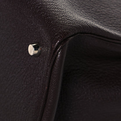 Hermes Chevre de Coromandel Cabana Tote Raisin 9 of 16