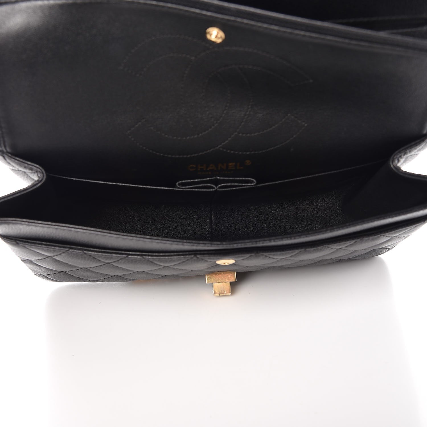 Chanel Caviar 2.55 Reissue 226 Flap Black 6 of 11