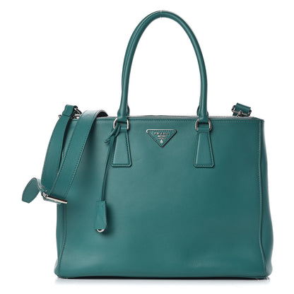 Prada City Calfskin Large Galleria Double Zip Tote Assenzio 1 of 12