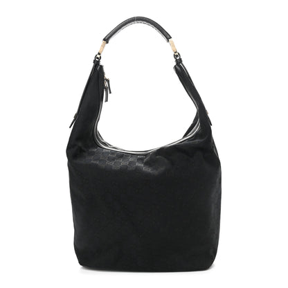 Gucci Nylon Monogram Large Hobo Black 1 of 13