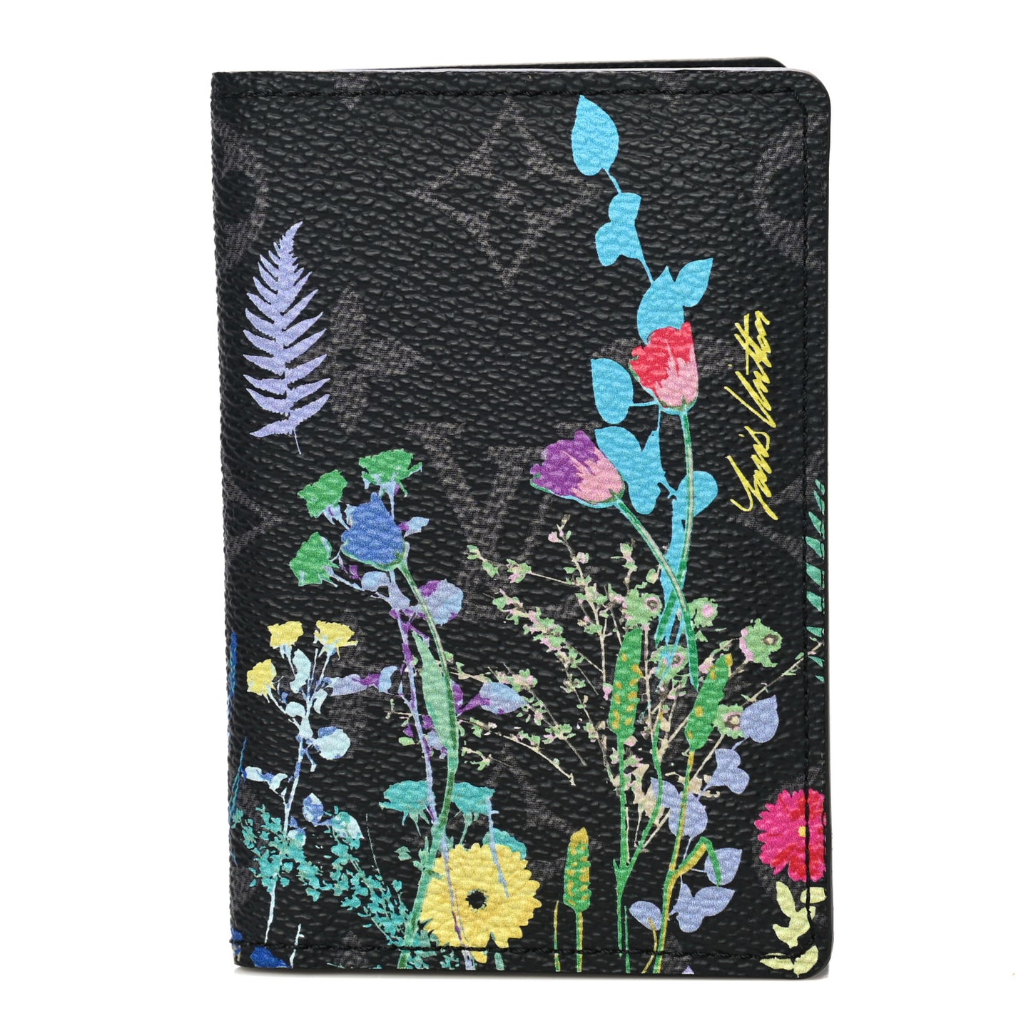 Monogram Eclipse Flower Print Pocket Organizer NM