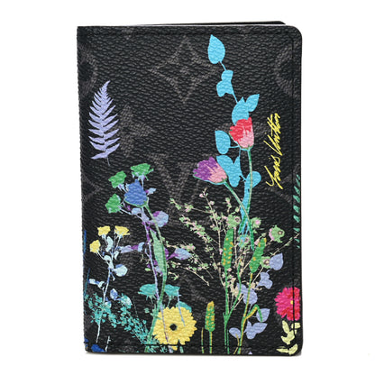 Louis Vuitton Monogram Eclipse Flower Print Pocket Organizer NM 1 of 12