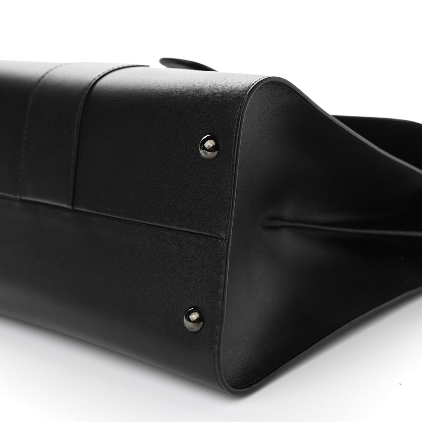 Calfskin MM L'Humour Brillant Satchel Black