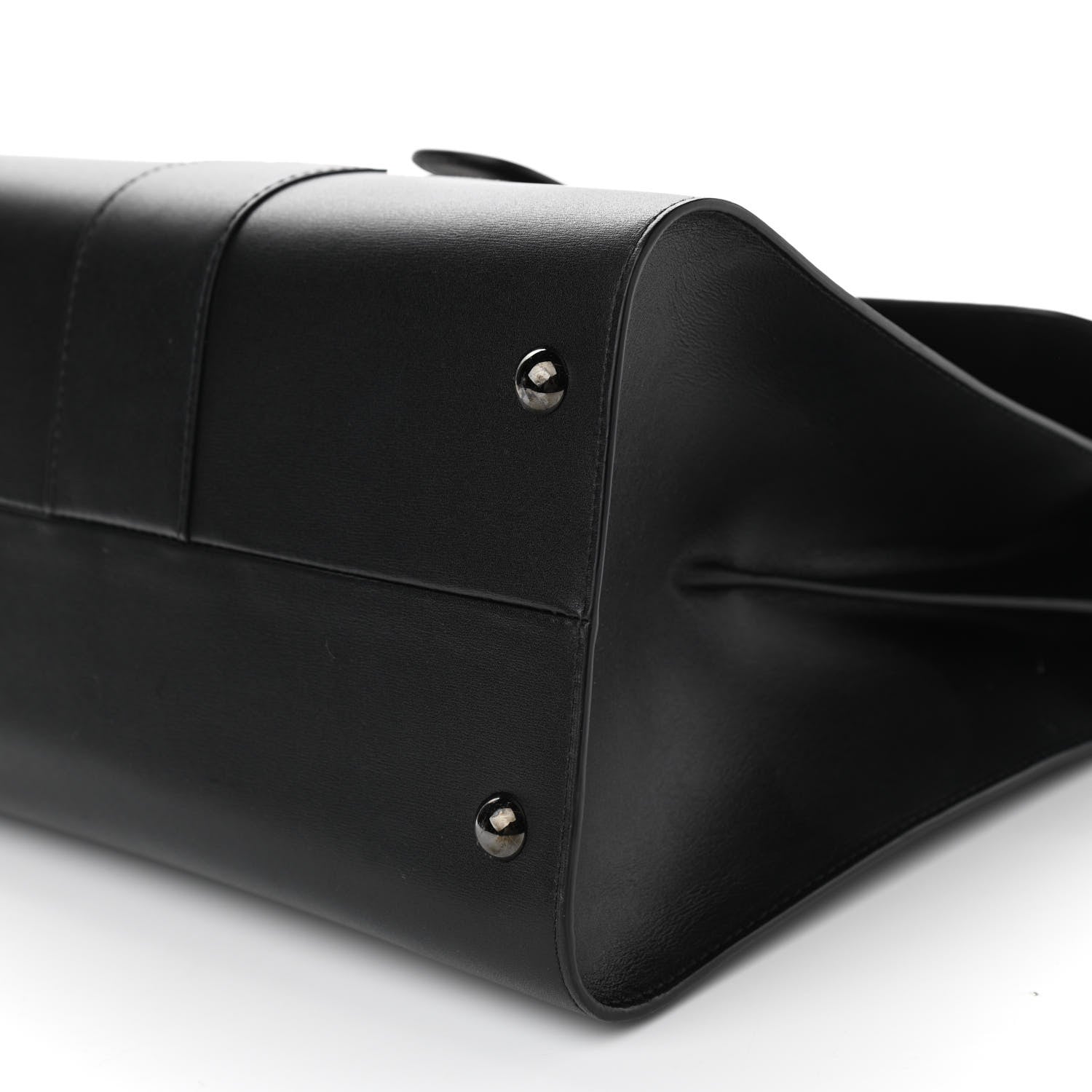 Delvaux Calfskin MM L'Humour Brillant Satchel Black 10 of 10