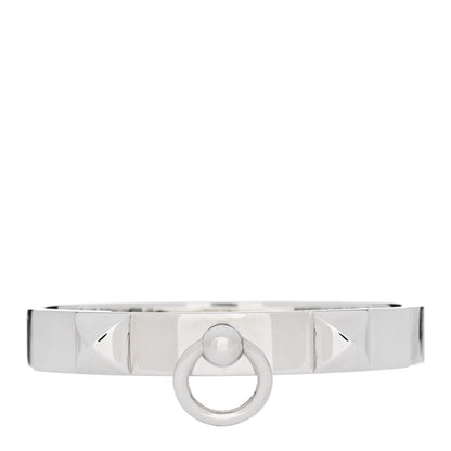 Hermes Sterling Silver PM Collier De Chien Bracelet ST 1 of 3