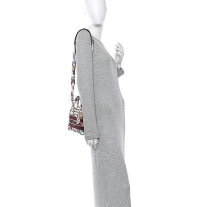 Christian Dior Canvas Florilegio Embroidered Mini Lady D-Lite White Multicolor 2 of 10